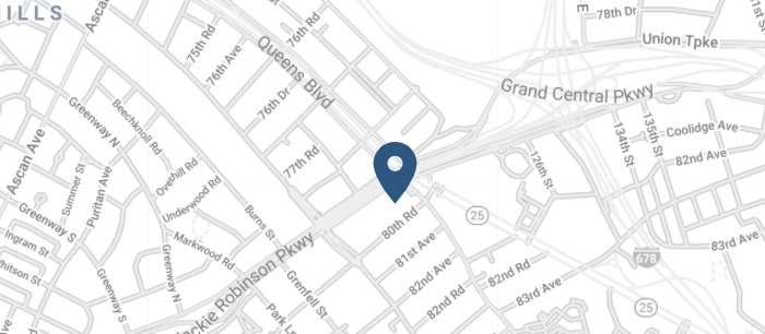 map of Kew Gardens location